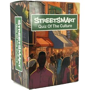 Street Smart A Must-Have Black Culture Trivia Game, Reveal Rich History Across 100 Cards, and Energize Parties with Eye-Opening Facts and Shared Heritage