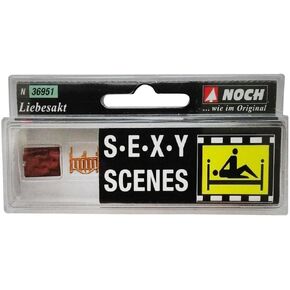 Noch 36951 Lovers in Action Bed N Scale Figures
