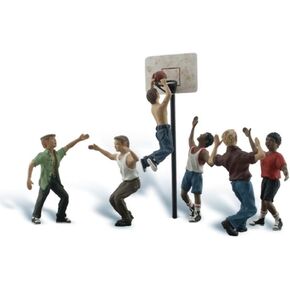 Scenic Accents Shootin' Hoops (6) O scale Woodland Scenics
