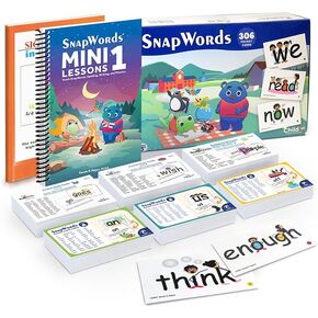 Child1st | 306 SnapWords Pocket Cards | Multisensory | ESL | ELL | Kinesthetic Flash Cards