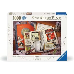 Ravensburger 1930 Mickey Moments 1000 Piece Jigsaw Puzzle | Durable Materials for Long-Lasting Enjoyment | Celebrate Mickey with Unique and Engaging Imagery | Climate Pledge Friendly