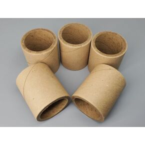 Generic 5pc Fireworks Paper Cardboard Tubes 2"" x 3"" x 1/4"" Heavy Walled, Brown