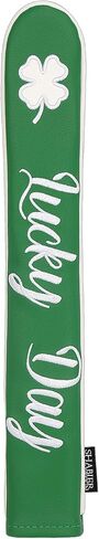 SHABIER PU Leather Waterproof Golf Alignment Stick Cover Club Protector Holds Sticks (Sugar Skull) in Saudi Arabia