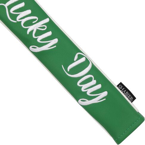 SHABIER PU Leather Waterproof Golf Alignment Stick Cover Club Protector Holds Sticks (Sugar Skull) in Saudi Arabia