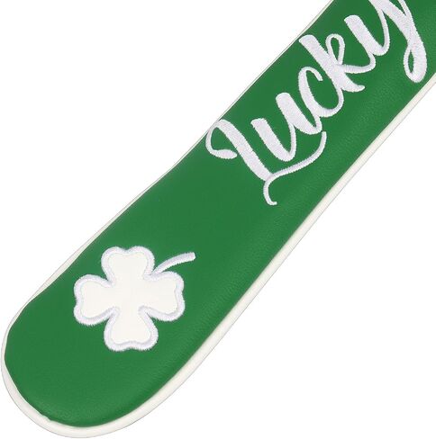 SHABIER PU Leather Waterproof Golf Alignment Stick Cover Club Protector Holds Sticks (Sugar Skull) in Saudi Arabia