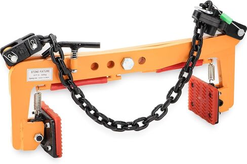 716 LBS Stone Lifting Clamps Granite Slab Stone Fixtures X-Shaped Carrying Clamps for Marble Slate Rock Brick Timber, 4-6-8 inch Opening Size in Kuwait