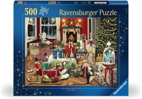 Ravensburger Enchanted Christmas 500 Piece Jigsaw Holiday Puzzle for Adults - 12000227 - Handcrafted Tooling, Made in Germany, Every Piece Fits Together Perfectly in Saudi Arabia