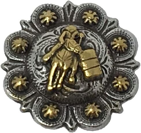 AJ Tack Gold Cross Berry Concho 1 1/2" in Saudi Arabia