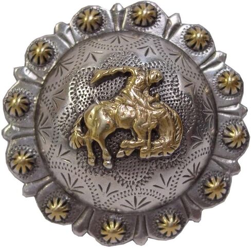 AJ Tack Gold Cross Berry Concho 1 1/2" in Saudi Arabia