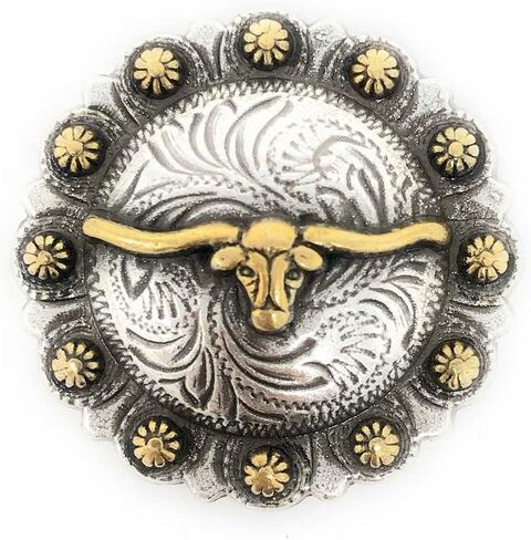 AJ Tack Gold Cross Berry Concho 1 1/2" in Saudi Arabia