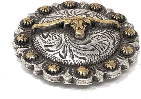 AJ Tack Gold Cross Berry Concho 1 1/2" in Saudi Arabia