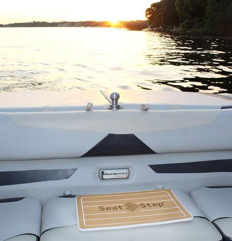 Seat Step Marine Mat-Protect Boat Cushions, Prevent Upholstery Damage, Tears & Dirt from Stepping on Seats (Gray/Black) in Saudi Arabia