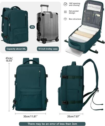 VGCUB Large Travel Backpack with Vacuum System Carry on Personal Item Storage Compression Seal Bags for Clothing with Pump Work Business Vacpack Airback Laptop Backpack for Women Men Dark Purple in Saudi Arabia