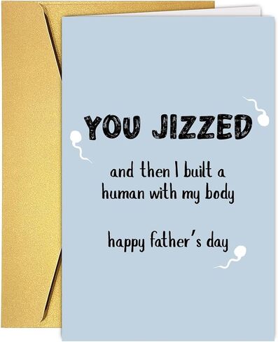 Funny Fathers Day Card for Husband Boyfriend Fiance Partner Spouse, Humorous Happy Father's Day Card from Wife Girlfriend Fiancee, Ideal Fathers Day Cards Gift for Husband Boyfriend. in Saudi Arabia