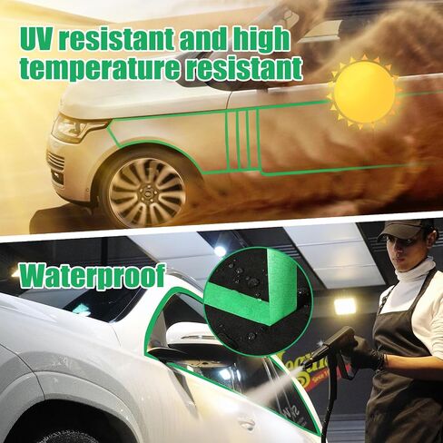 4 Pack Automotive Masking Tape 1.41In×55Yd Green Masking Tape Heat Resistant Painters Tape for Car Paint Body Masking Edge Repair in Saudi Arabia