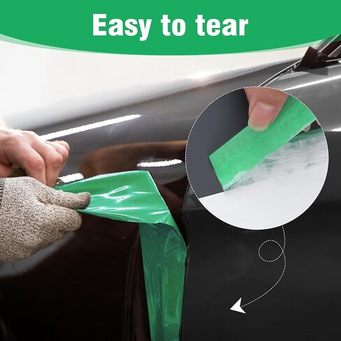 4 Pack Automotive Masking Tape 1.41In×55Yd Green Masking Tape Heat Resistant Painters Tape for Car Paint Body Masking Edge Repair in Saudi Arabia