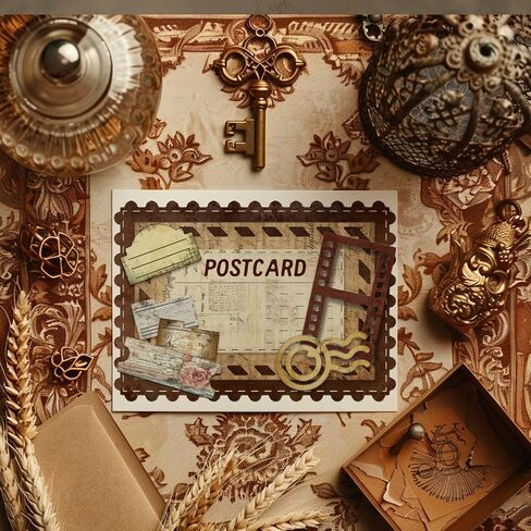 UNICRAFTALE 9Pcs Postcard Frame Cutting Dies Stencils Stamp Theme Carbon Steel Embossing Template Border Background Metal Die Cuts for DIY Card Making Scrapbooking Photo Album Paper Card Decor in Saudi Arabia