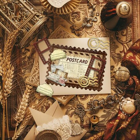 UNICRAFTALE 9Pcs Postcard Frame Cutting Dies Stencils Stamp Theme Carbon Steel Embossing Template Border Background Metal Die Cuts for DIY Card Making Scrapbooking Photo Album Paper Card Decor in Saudi Arabia