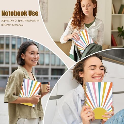 Boho Sunshine Inspirational Notebook ، مجلة اقتباس تحفيزي ، Colorful A A Little Progress كل يوم تأكيد إيجابي Journal Notebook Dourn in Kuwait