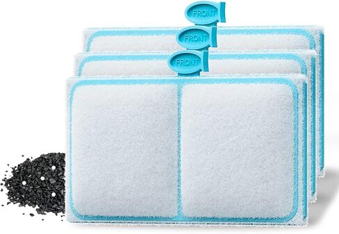 خرطوشة تصفية Pawfly لعنصر EF-S أعلى FIN و BF5 BETTAFLO ، خرطوشة مرشح EF-S البديلة لخزان الأسماك (3 عبوات) in Kuwait