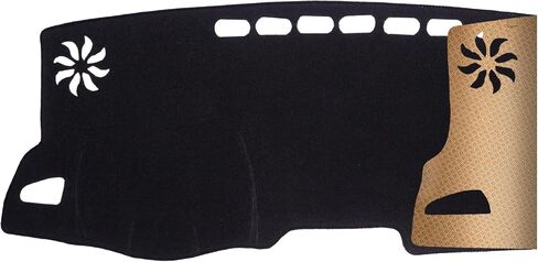 Upgrade Dacron Dashboard Cover Fit for 2014 2015 2016 2017 2018 K-ia Forte Effective Anti Glare, Reduce Reflection, Sun Protection, Dust Proof, UV-Proof -Grey in Saudi Arabia