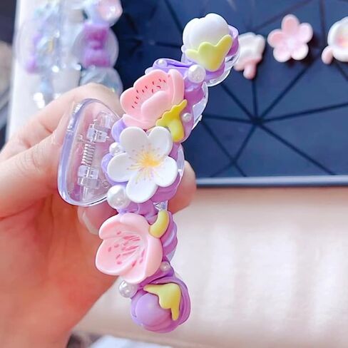 Ulalaza 100pcs Multi-colored Resin Animal, Fruit, Heart, Star, Tree Shaped Scrapbooking Embellishments in Saudi Arabia