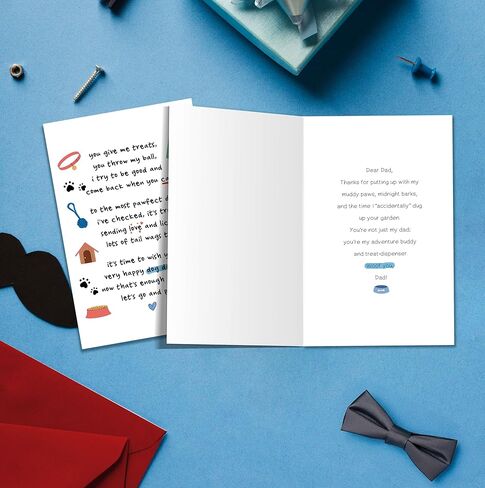 Funny Fathers Day Card for Dad，Fathers Day Card Gifts for Dad from Daughter Son Kids，Humorous Father's Day Cards Gifts with Heartfelt Design - Daddy Bear I Love You BEARY Much in Kuwait