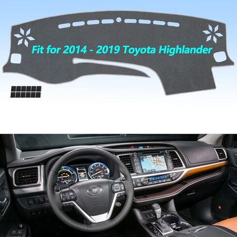 Dashboard Dash Cover Flannel Dash Mat Custom Compatible with 2019-2023 Chevrolet Blazer, Anti-Glare, Anti-Reflection, No Peculiar Smell in Saudi Arabia