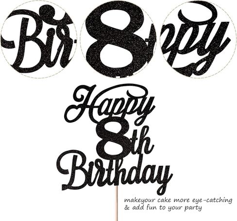 Rsstarxi 1 Pack Happy 50th Birthday Cake Topper Glitter 50 Fabulous Cake Decoration Hello 50 Cheers to 50 Years Birthday Cake Pick for Happy 50th Birthday Anniversary Party Decorations Black Gold in Saudi Arabia