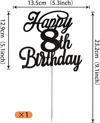 Rsstarxi 1 Pack Happy 50th Birthday Cake Topper Glitter 50 Fabulous Cake Decoration Hello 50 Cheers to 50 Years Birthday Cake Pick for Happy 50th Birthday Anniversary Party Decorations Black Gold in Saudi Arabia