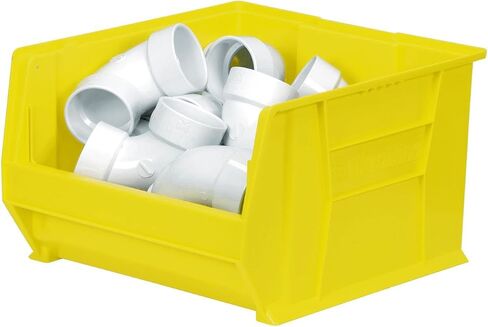 Akro-Mils 30283 حاوية تخزين بلاستيكية كبيرة الحجم AkroBin قابلة للتكديس، (20 بوصة طول × 18 بوصة عرض × 12 بوصة ارتفاع)، رمادي، (عبوة واحدة) in Saudi Arabia