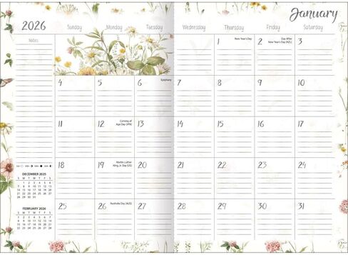 LANG Watercolor Seasons 2025 Monthly Planner (25991012124) in Saudi Arabia