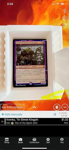 مربع المسح العالمي Stand For Trading Card Scan مع حبل الهاتف وبطاقة الشريحة Bin | متوافق مع tcgplayer ، مانابوكس والمزيد | صنع في الولايات المتحدة | يحمل 170+ بطاقة | وعرة وسهلة الاستخدام in Saudi Arabia