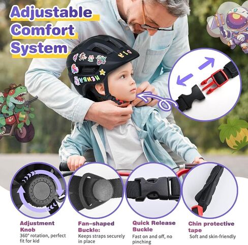 Toddler Helmets 2-4 Years 3-5 5-8 Kids Bike Helmet for Toddlers Age 1-3 Baby Bike Helmet Adjustable Lightweight Cycling Bicycle in Kuwait