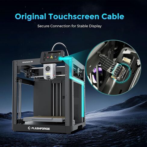 Official Original Heating Plate Cable for Flashforge Adventurer 5M 3D Printer in Saudi Arabia