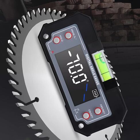 مقياس زاوية رقمي لضبط مستوى الفقاعات ومقياس الميل ومقياس XY ومنحدر محور XY لأدوات شفرة المنشار لأعمال النجارة وقاعدة مغناطيسية قوية بقياسات 4 * 90 و2 * 40 درجة مع تصنيف IP54 للإضاءة الخلفية in Kuwait