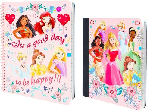 Disney Princess School Supplies Pack for Kids - Bundle Princess Composition Notebook, Spiral Notebook, Stickers, More | Disney Princess School Supplies for Girls in Saudi Arabia