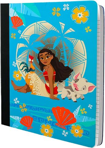Disney Moana School Supplies - Bundle Composition Notebook, 2 Portfolio Folders, Stickers, More | Moana School Supplies Set for Girls, Kids in Saudi Arabia