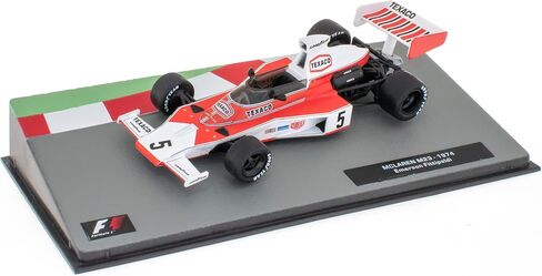 OPO 10 - Miniature Car Formula 1 1/43 متوافق مع McLaren M23 - Emerson Fittipaldi - 1974 - FD071 in Saudi Arabia