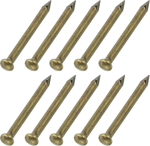 200 قطعة من أظافر الأجهزة الصغيرة من uxcell، 1.2 × 25 مم من الفولاذ الكربوني برأس مستدير للأظافر ذات اللمسة النهائية الشائعة لأعمال النجارة المنزلية، مشاريع تعليق الصور DIY، أسود in Kuwait