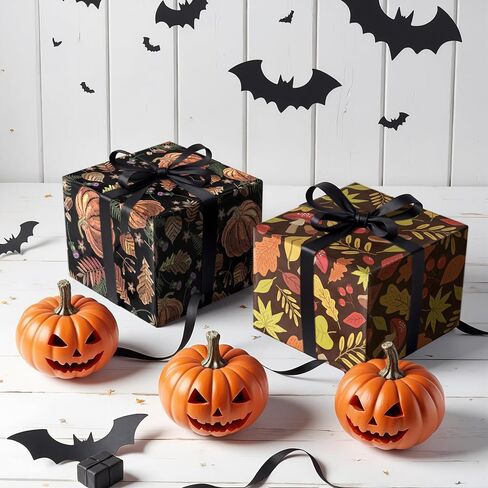 Lezakaa Autumn Deer Pine Fern Frapp Wrappe Roll ، Deers ، Pines ، Shorts ، Autumn Surped ، for Fall Decorities ، and Harvest Season ، Harvest ، Mini Roll ، 17 Int × 16.4 قدم (23.2 قدمًا مربعًا) in Saudi Arabia