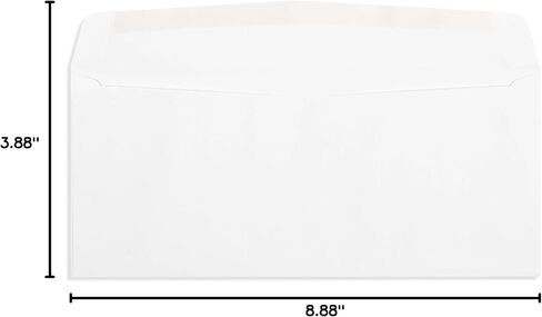 Blue Summit #9 Windowless Security Envelopes with Gummed Flap, Printer Friendly, 8-7/8" x 3-7/8", 500 Envelopes in Saudi Arabia