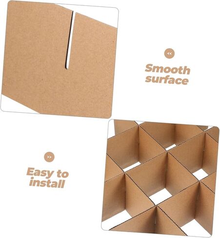 PCS شحن Carton Dividers مربعات الورق المقسوم المقسوم لمقسمات لوحات زجاجية من أجل التعبئة لصناديق التعبئة لصناديق التعبئة. in Saudi Arabia