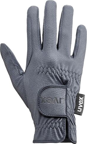 قفازات ركوب الخيل Uvex Sportstyle للنساء والرجال، أزرق، 7.5 - قابلة للتنفس وقابلة للغسل مع إمكانية اللمس in Kuwait