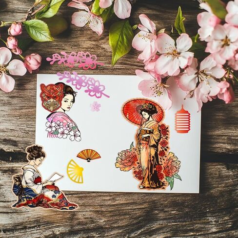 GLOBLELAND Fashion Woman Clear Stamps Dress Lady Silicone Clear Stamp Seals Butterfly Rose Transparent Stamps for DIY Scrapbooking Cards Making Photo Album Journal in Saudi Arabia