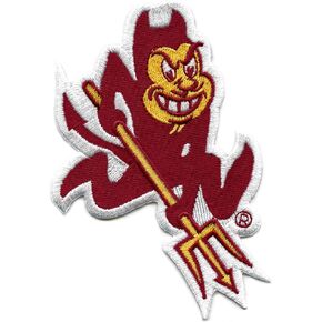 Arizona State Sun Devils Mascot Sparky Patch University Embroidered Iron On