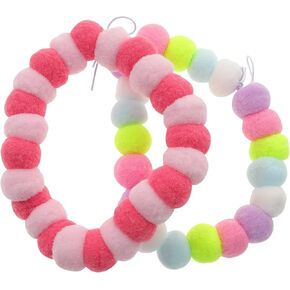 balacoo Puppy Collars: 2pcs Pet Elastic Cat Collar Small Cat Collar Colored Puppy Collars Pet Dog Collar Dog Grooming Collar Cat Plush Ball Necklace