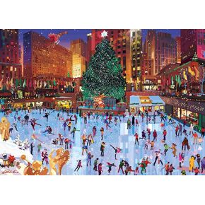 Ravensburger Rockefeller Center Joy 1000 Piece Jigsaw Holiday Puzzle for Adults - 12000420 - Handcrafted Tooling, Made in Germany, Every Piece Fits Together Perfectly