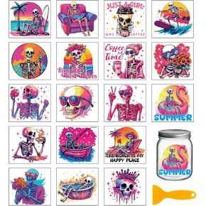 Gloobleland 18 Sheets Marine Life Transfer Stickers 3.9x3.6inch Sea Turtle Octopus Actopus Dolphin Home Cucals Cup Cust in Kuwait