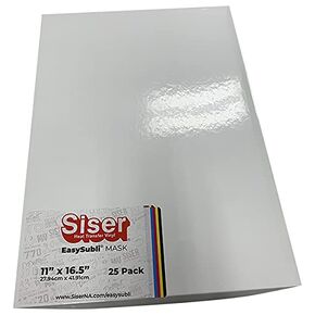 Siser EasySubli Mask Transfer Tape 11" x 16.5" - 25 Pack (for use with EasySubli HTV)